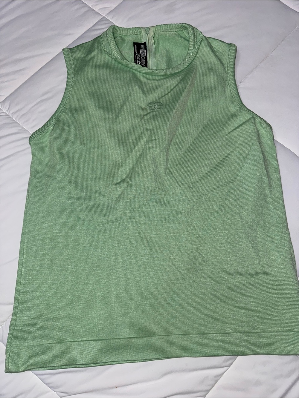 Givenchy Mint Green Sleeveless Tank